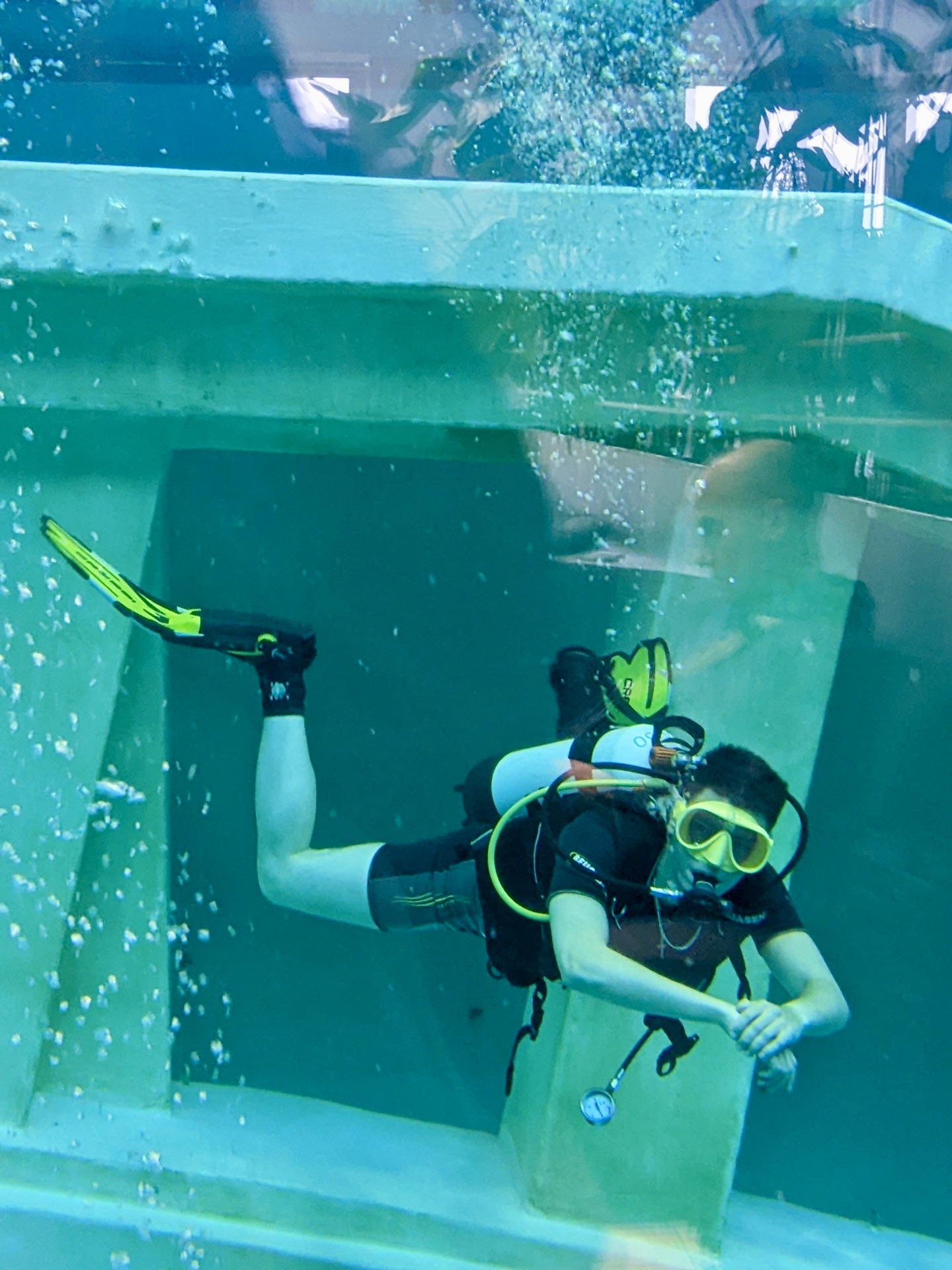 Дайвинг в самом глубоком бассейне А30