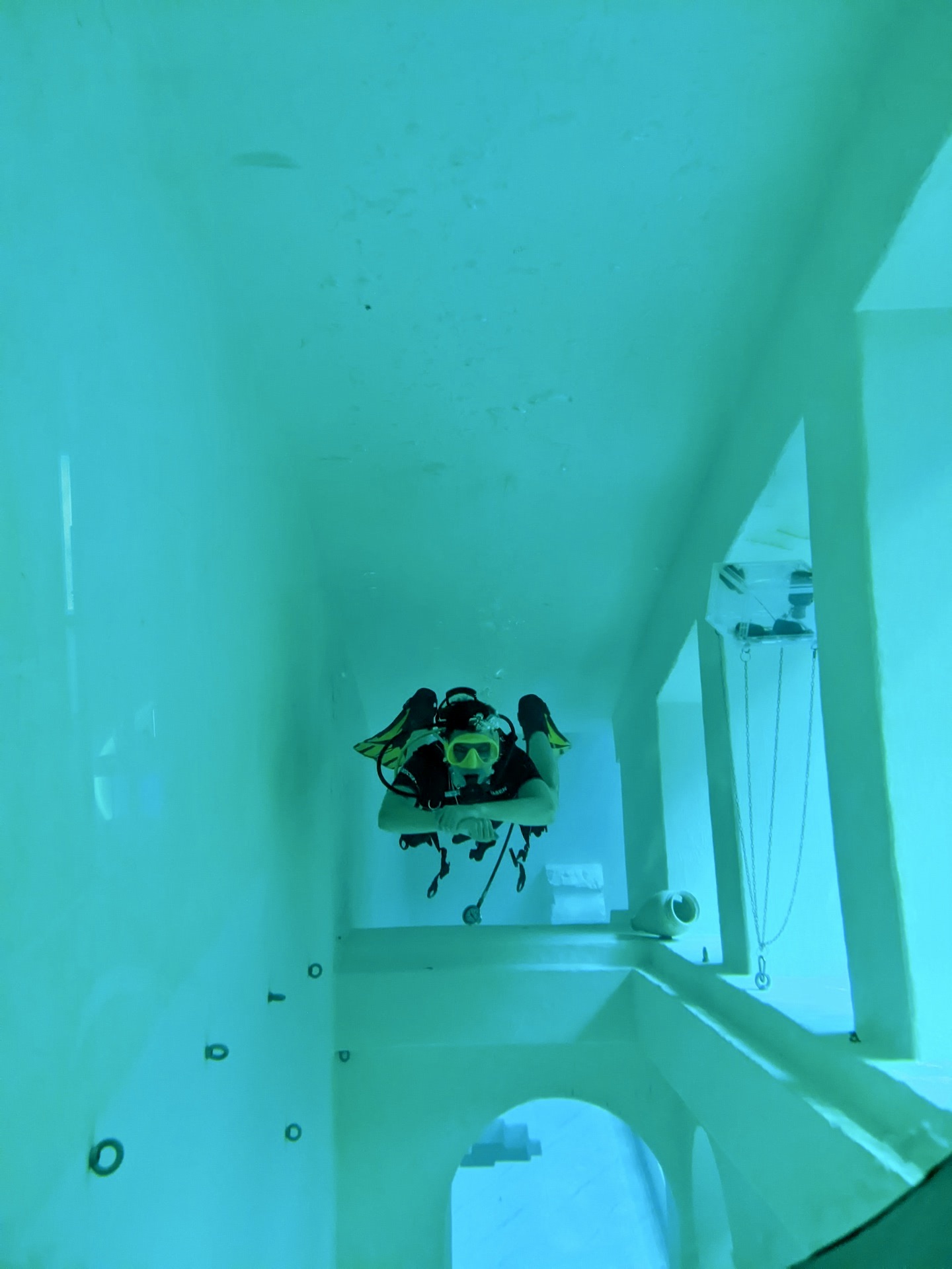 Дайвинг в самом глубоком бассейне А30