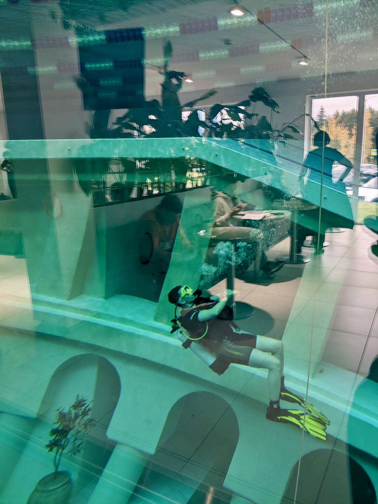 Дайвинг в самом глубоком бассейне А30